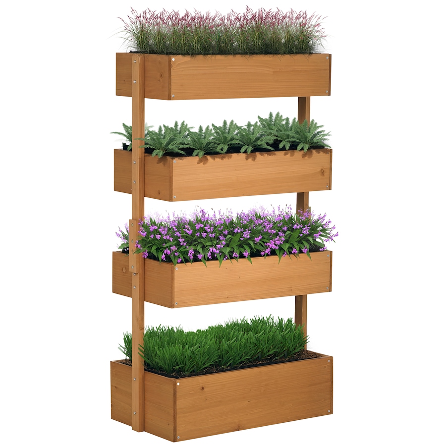 Image 997091.jpg, Product 997-091 / Price $124.99, Outsunny 4-Tier Raised Garden Bed with Non-woven Fabric from Outsunny on TSC.ca's Home & Garden department