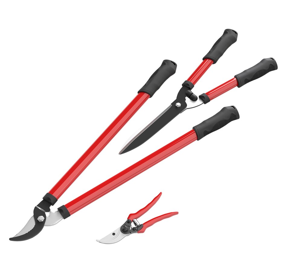 Outsunny 3 Pcs Pruning Shears Set with Hedge Shears