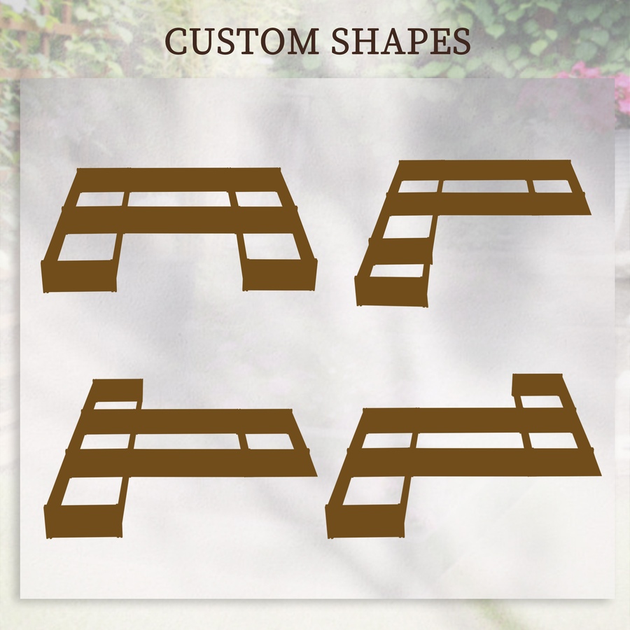 Image 997105_ALTMORE3.jpg, Product 997-105 / Price $115.99, Outsunny DIY 5-box Raised Garden Bed Outdoor Flower Bed Set, Brown from Outsunny on TSC.ca's Home & Garden department