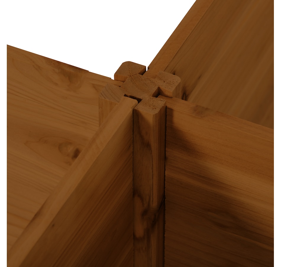 Image 997105_ALTMORE7.jpg, Product 997-105 / Price $134.99, Outsunny DIY 5-box Raised Garden Bed Outdoor Flower Bed Set, Brown from Outsunny on TSC.ca's Home & Garden department