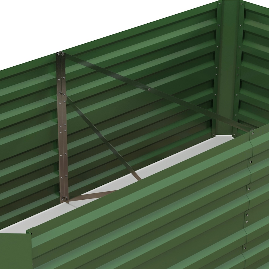 Image 997106_ALTMORE7.jpg, Product 997-106 / Price $94.99, Outsunny Raised Garden Bed Metal Planter Box with Reinforced Rods, Green from Outsunny on TSC.ca's Home & Garden department