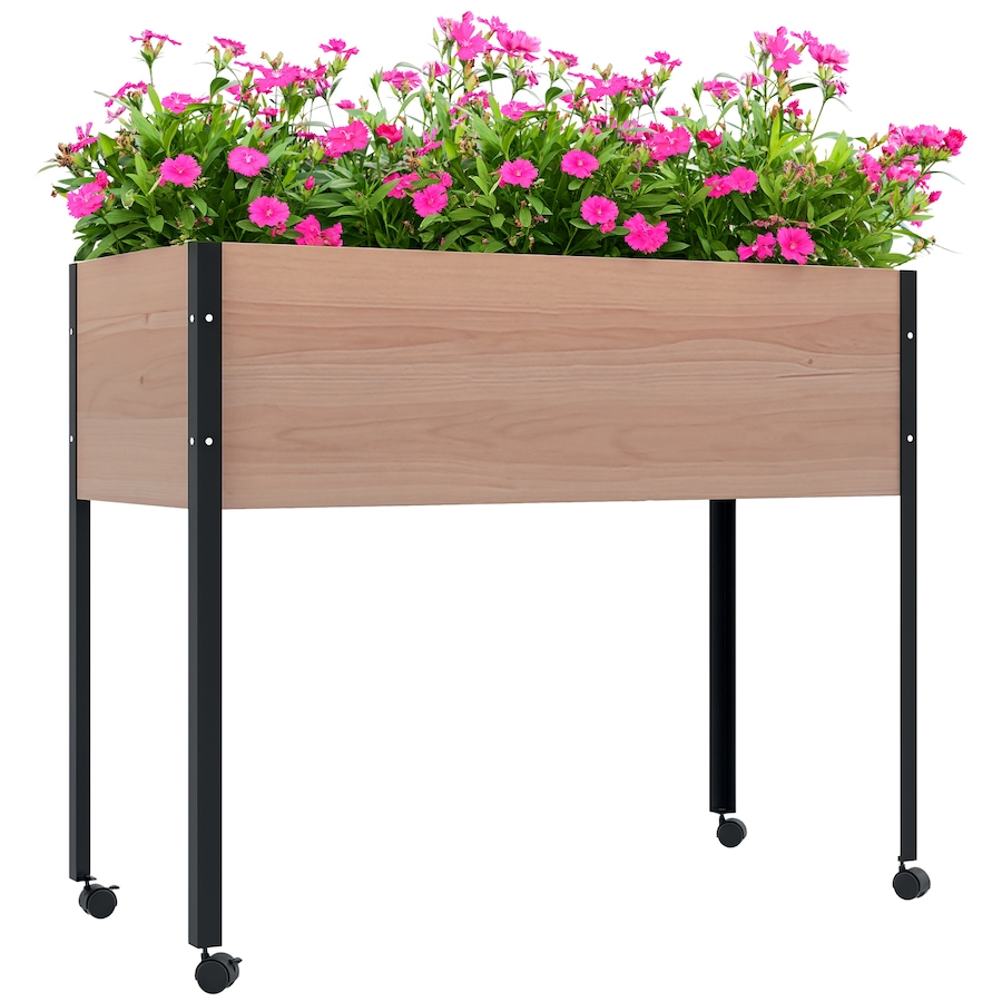 Image 997109.jpg, Product 997-109 / Price $99.99, Outsunny Raised Garden Bed, Elevated Planter Box with Metal Legs, Wheels from Outsunny on TSC.ca's Home & Garden department