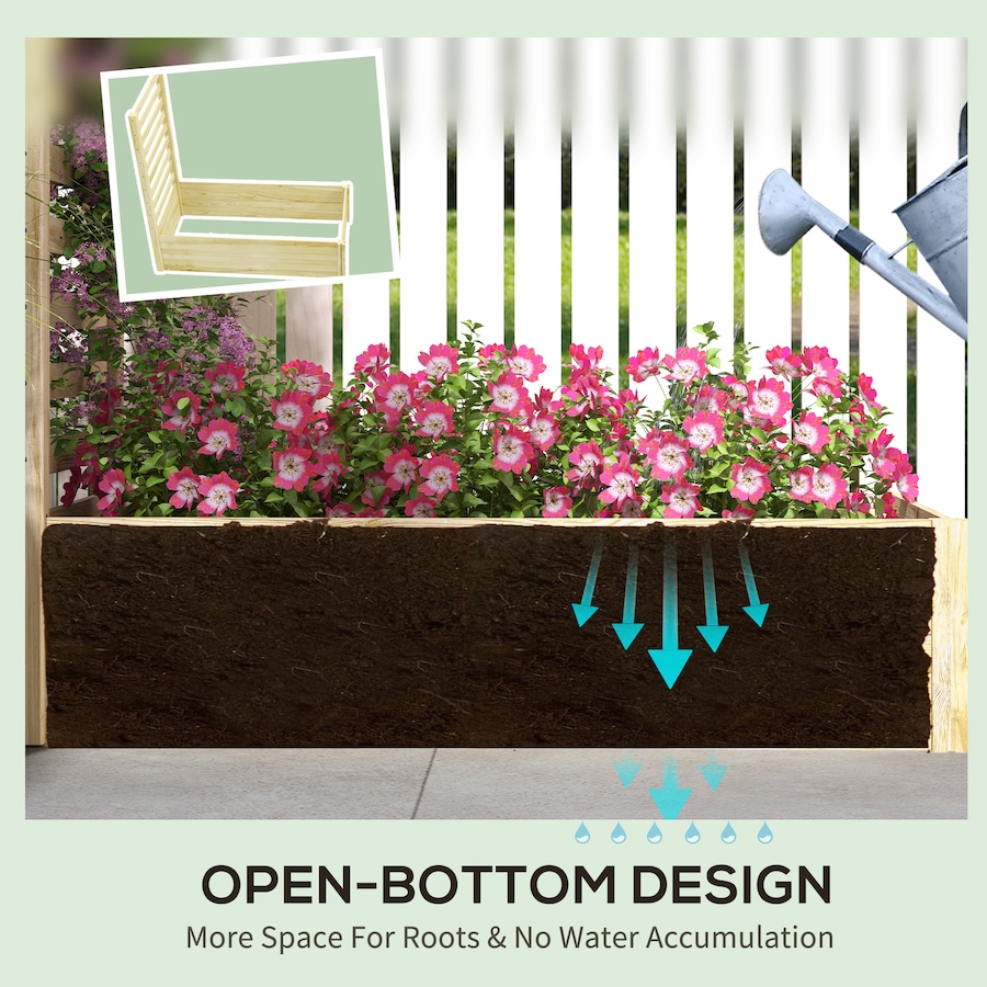 Image 997112_ALTMORE5.jpg, Product 997-112 / Price $69.99, Outsunny Raised Garden Bed with Trellis from Outsunny on TSC.ca's Home & Garden department