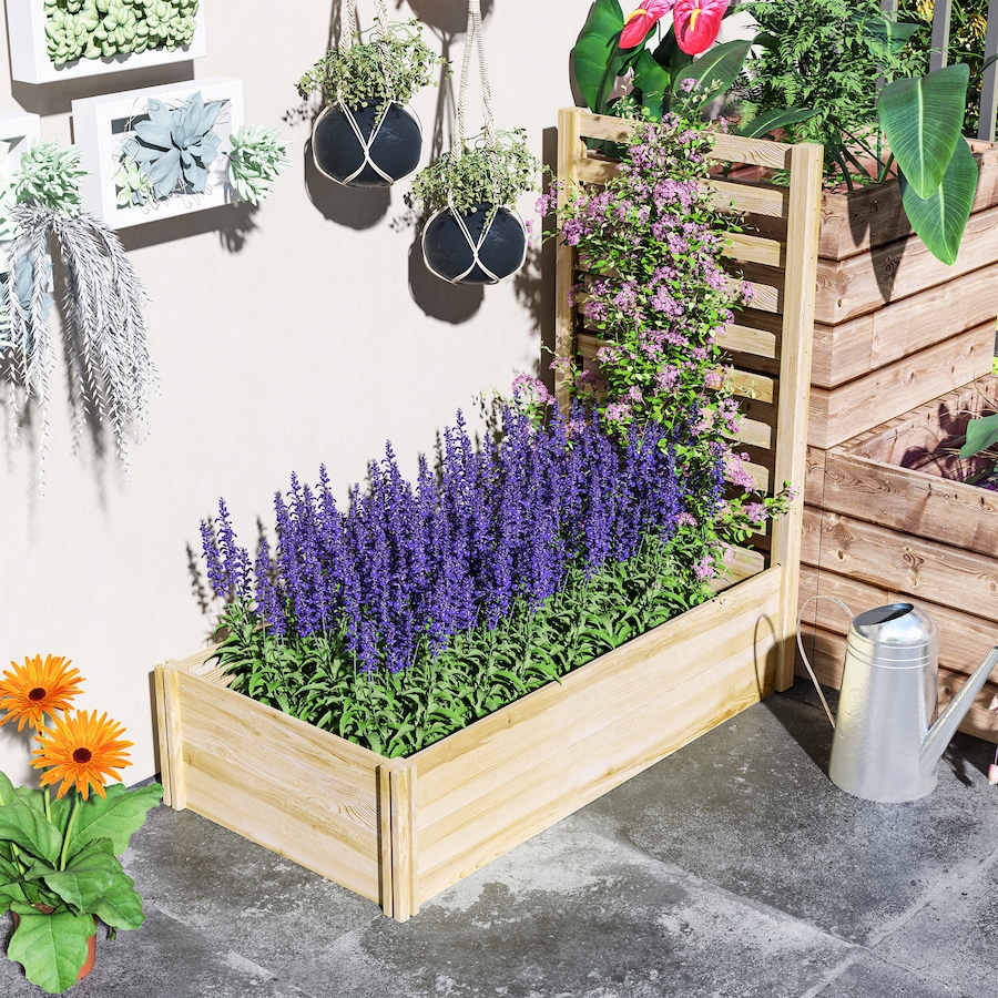 Image 997112_ALTMORE8.jpg, Product 997-112 / Price $69.99, Outsunny Raised Garden Bed with Trellis from Outsunny on TSC.ca's Home & Garden department