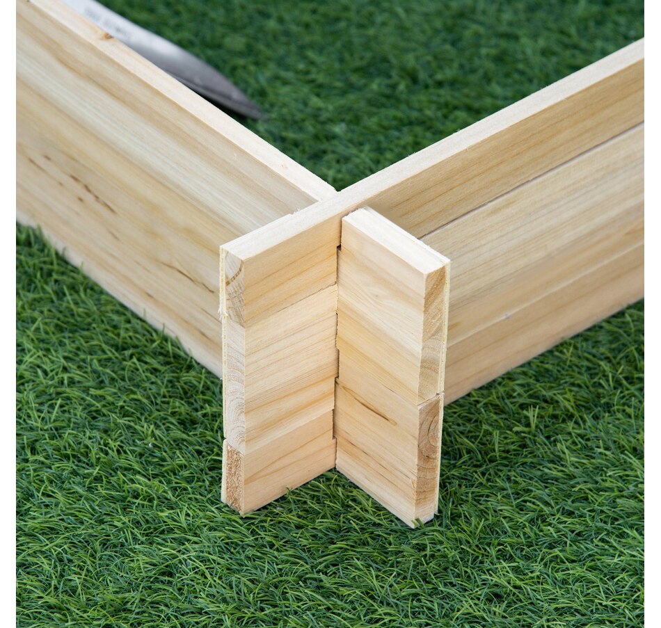 Image 997114_ALTMORE7.jpg, Product 997-114 / Price $44.99, Outsunny 39'' x 39'' Screwless Raised Garden Bed from Outsunny on TSC.ca's Home & Garden department