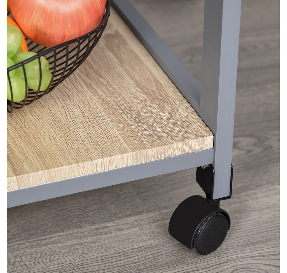 Image 997120_ALTMORE7.jpg, Product 997-120 / Price $64.99, HOMCOM 4-tier Kitchen Cart Island With Pull Out Trays from HOMCOM on TSC.ca's Home & Garden department