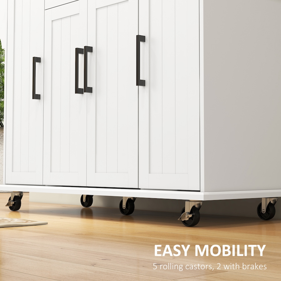 Image 997121_ALTMORE14.jpg, Product 997-121 / Price $229.99 - $239.99, HOMCOM Kitchen Island on Wheels, Kitchen Cart with Solid Wood Top from HOMCOM on TSC.ca's Home & Garden department