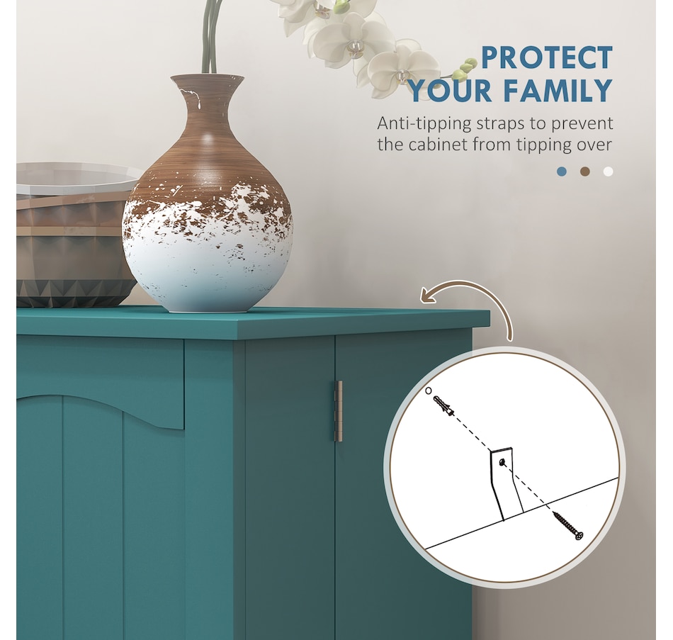 Image 997130_ALTMORE37.jpg, Product 997-130 / Price $159.99 - $184.99, HOMCOM Kitchen Pantry Storage Cabinet w/ 5-tier Shelving Black from HOMCOM on TSC.ca's Home & Garden department