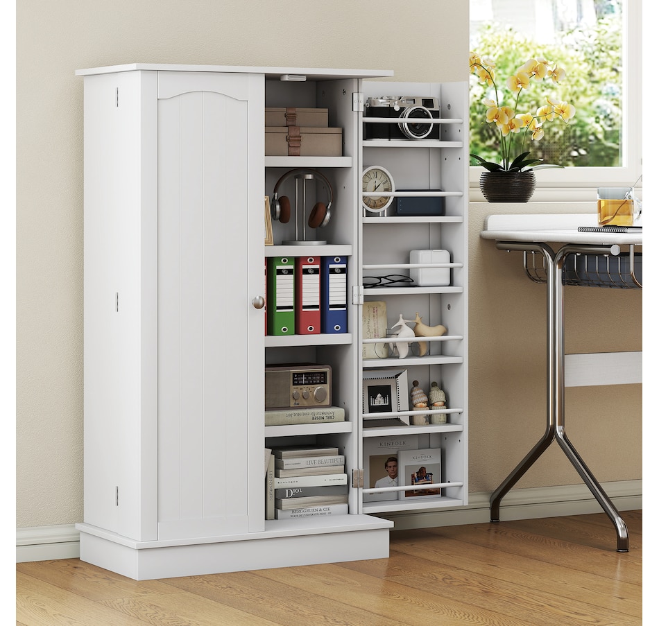 Image 997130_ALTMORE44.jpg, Product 997-130 / Price $159.99 - $184.99, HOMCOM Kitchen Pantry Storage Cabinet w/ 5-tier Shelving Black from HOMCOM on TSC.ca's Home & Garden department
