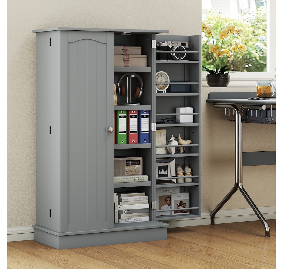 Image 997130_ALTMORE46.jpg, Product 997-130 / Price $159.99 - $184.99, HOMCOM Kitchen Pantry Storage Cabinet w/ 5-tier Shelving Black from HOMCOM on TSC.ca's Home & Garden department