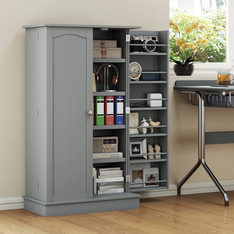 Image 997130_ALTMORE46.jpg, Product 997-130 / Price $124.99 - $139.04, HOMCOM Kitchen Pantry Storage Cabinet w/ 5-tier Shelving Black from HOMCOM on TSC.ca's Home & Garden department