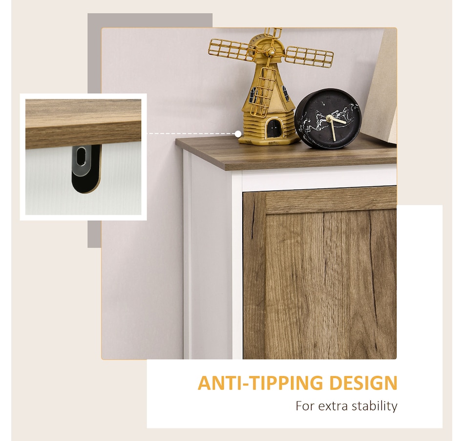 Image 997140_ALTMORE4.jpg, Product 997-140 / Price $126.99, HOMCOM Storage Cabinet, Sideboard with Double Doors Dark Oak from HOMCOM on TSC.ca's Home & Garden department