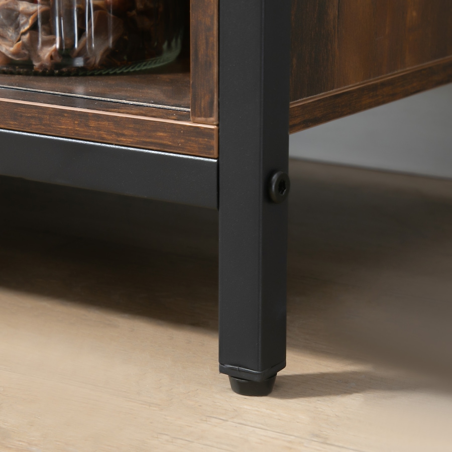 Image 997142_ALTMORE8.jpg, Product 997-142 / Price $189.99, HOMCOM Industrial Sideboard Buffet Cabinet with Barn Doors Rustic Brown from HOMCOM on TSC.ca's Home & Garden department