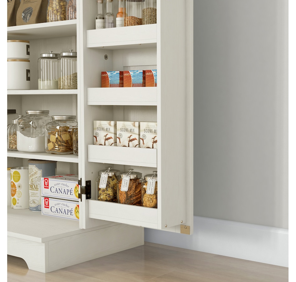 Image 997151_ALTMORE16.jpg, Product 997-151 / Price $169.99, HOMCOM Kitchen Pantry Storage Cabinet with Adjustable Shelves Cream White from HOMCOM on TSC.ca's Home & Garden department