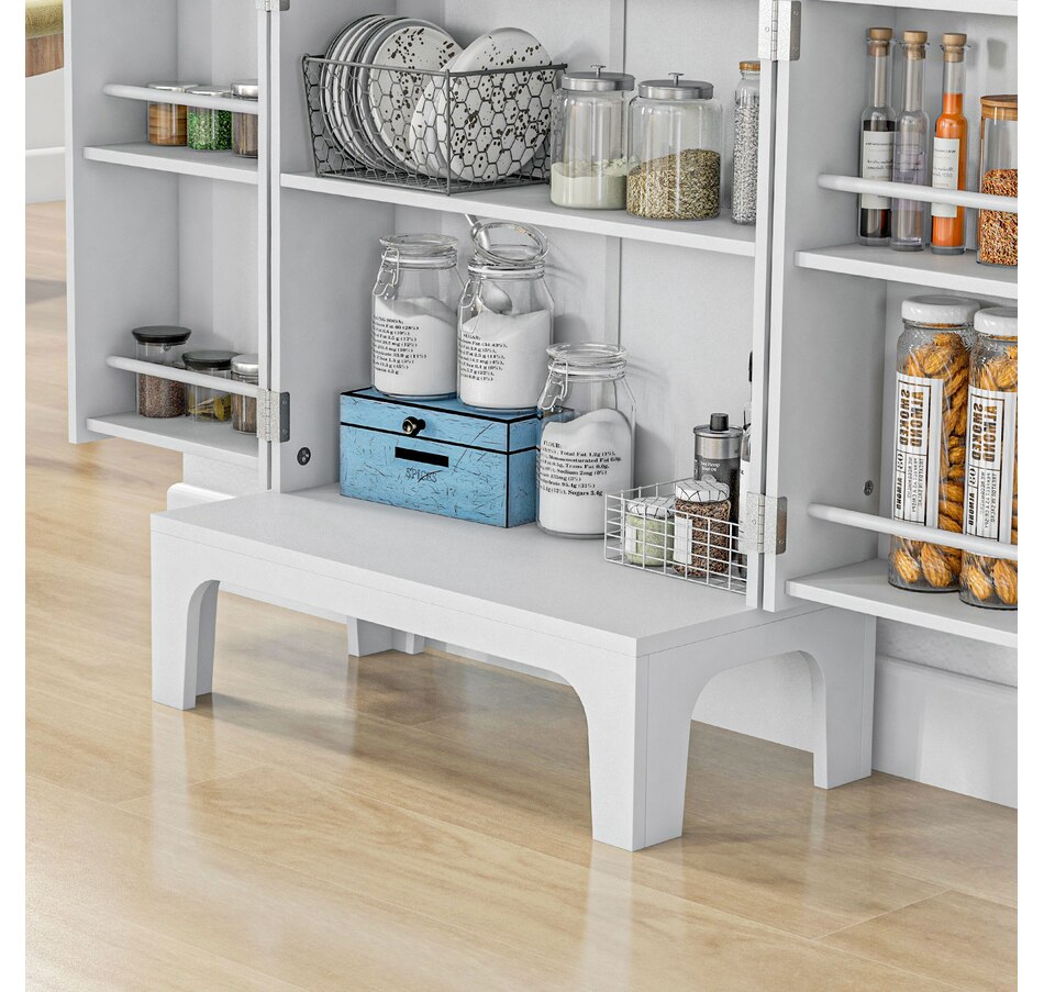 Image 997164_ALTMORE8.jpg, Product 997-164 / Price $109.99, HOMCOM Kitchen Pantry Storage Cabinet w/ 4-tier Shelving, 8 Spice Racks from HOMCOM on TSC.ca's Home & Garden department