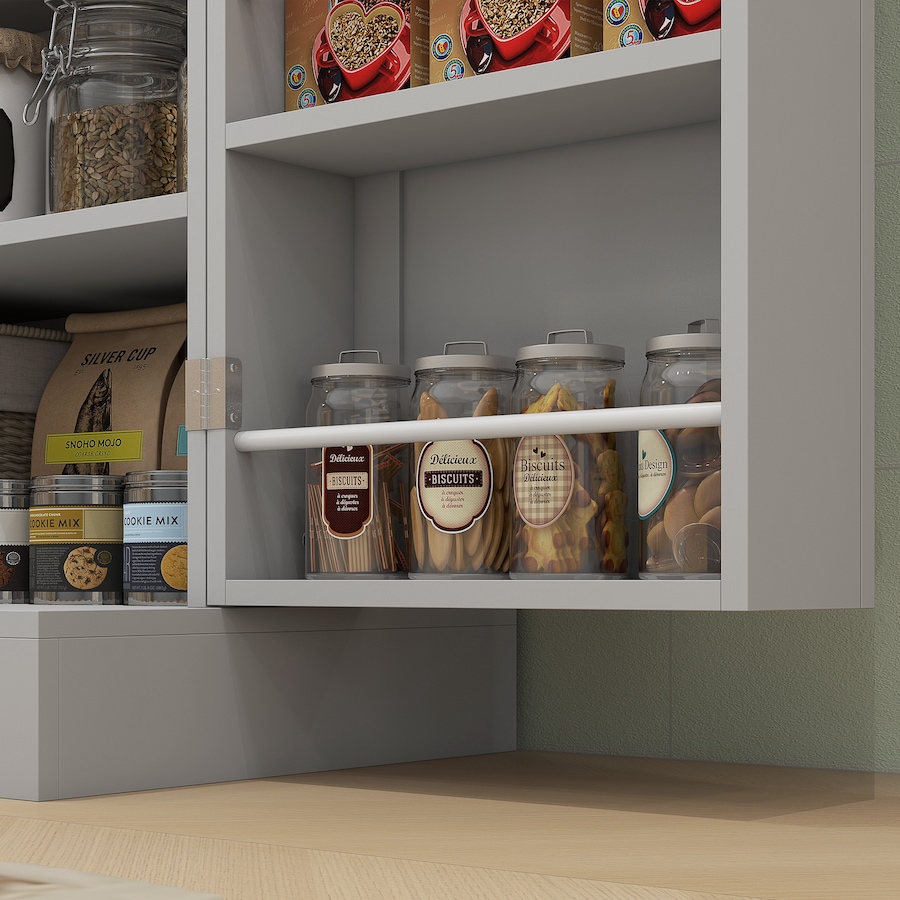 Image 997173_ALTMORE8.jpg, Product 997-173 / Price $249.99, HOMCOM 65" Kitchen Pantry Cabinet with Adjustable Shelves Spick Racks Grey from HOMCOM on TSC.ca's Home & Garden department