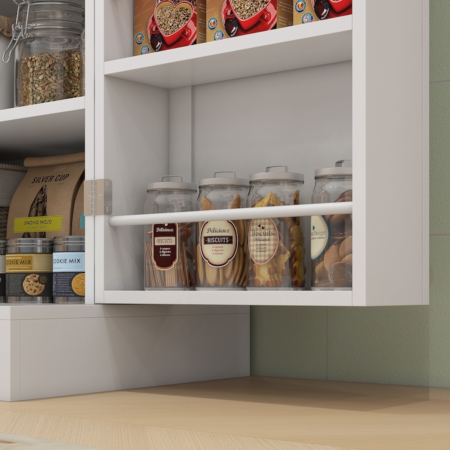 Image 997174_ALTMORE8.jpg, Product 997-174 / Price $269.99, HOMCOM 65" Kitchen Pantry Cabinet with Adjustable Shelves Spick Racks White from HOMCOM on TSC.ca's Home & Garden department