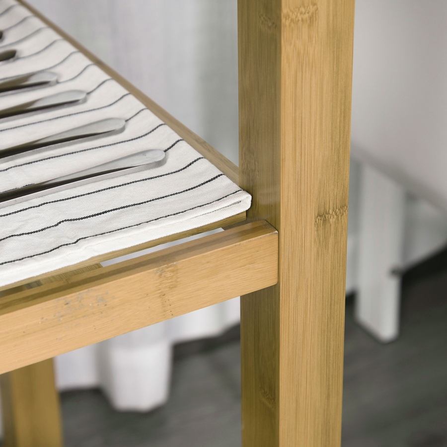 Image 997175_ALTMORE6.jpg, Product 997-175 / Price $214.99, HOMCOM Bamboo Kitchen Cart Island With Towel Rack from HOMCOM on TSC.ca's Home & Garden department