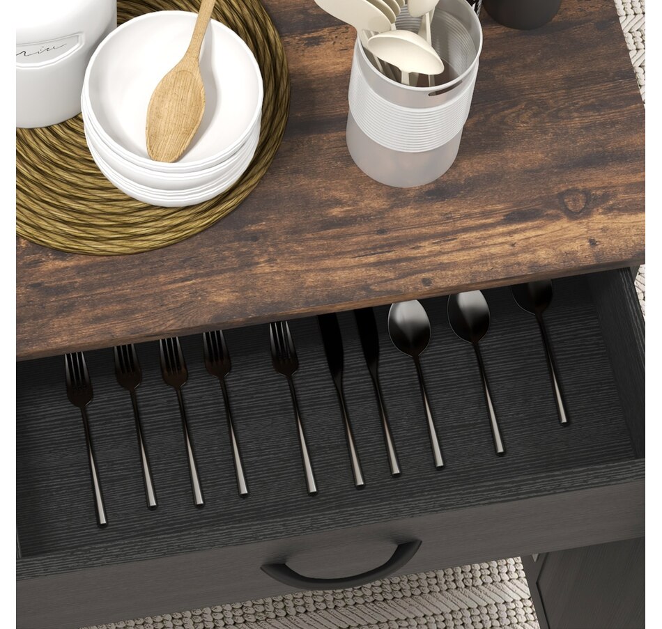 Image 997176_ALTMORE16.jpg, Product 997-176 / Price $149.99 - $159.99, HOMCOM Kitchen Island on Wheels, Kitchen Cart with Solid Wood Top from HOMCOM on TSC.ca's Home & Garden department