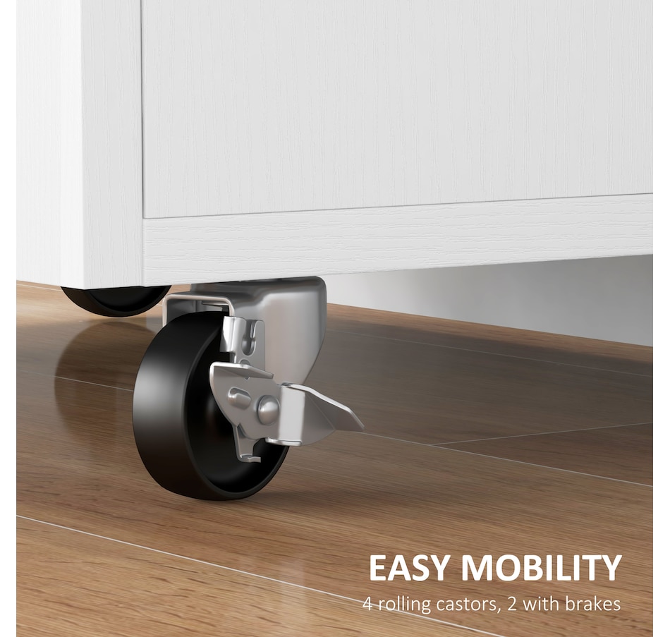 Image 997176_ALTMORE6.jpg, Product 997-176 / Price $149.99 - $159.99, HOMCOM Kitchen Island on Wheels, Kitchen Cart with Solid Wood Top from HOMCOM on TSC.ca's Home & Garden department