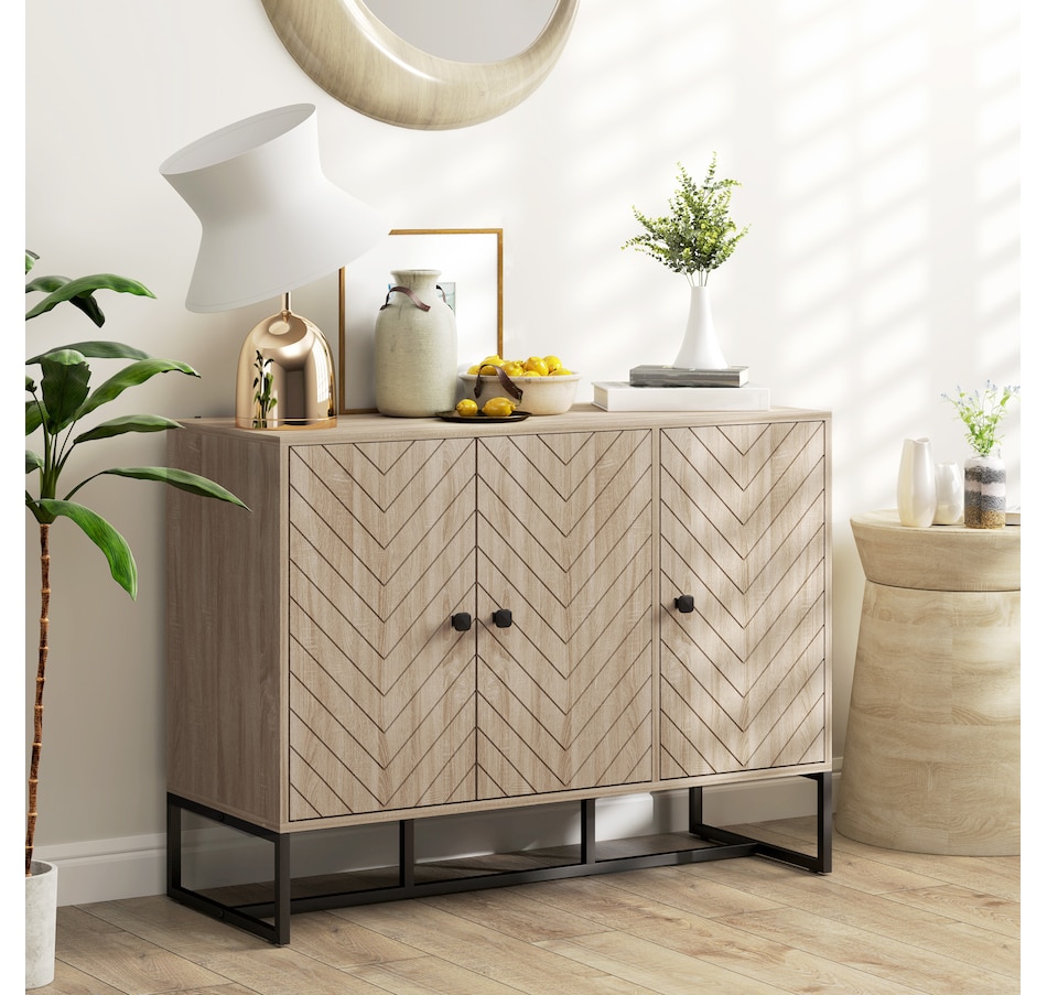 Image 997177_ALTMORE1.jpg, Product 997-177 / Price $189.99, HOMCOM Sideboard Buffet Cabinet, Coffee Bar Cabinet, Oak from HOMCOM on TSC.ca's Home & Garden department