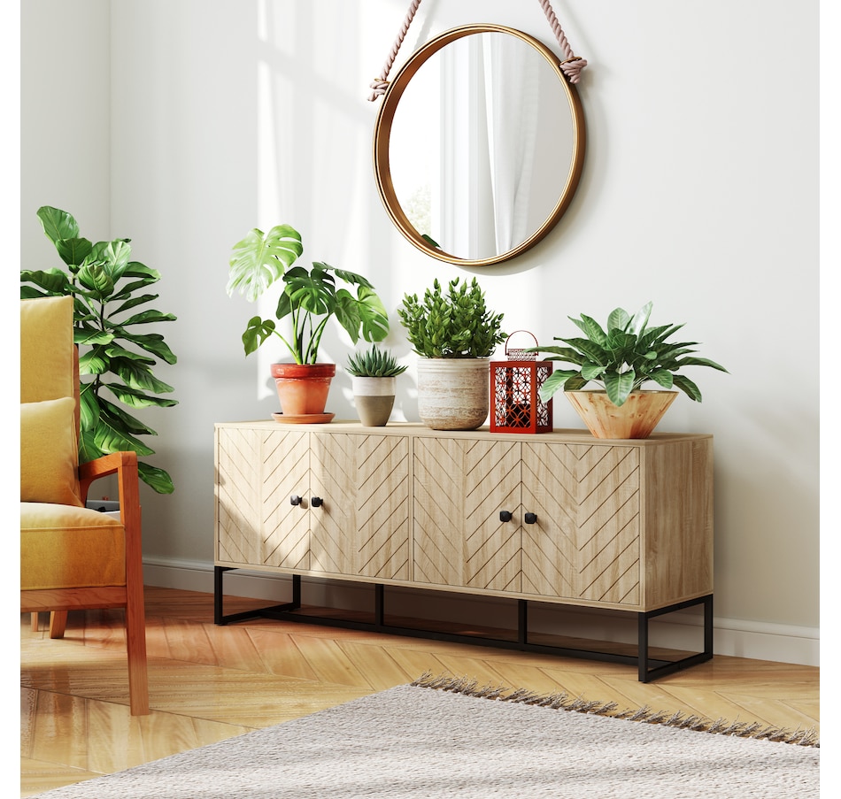 Image 997177_ALTMORE16.jpg, Product 997-177 / Price $189.99, HOMCOM Sideboard Buffet Cabinet, Coffee Bar Cabinet, Oak from HOMCOM on TSC.ca's Home & Garden department