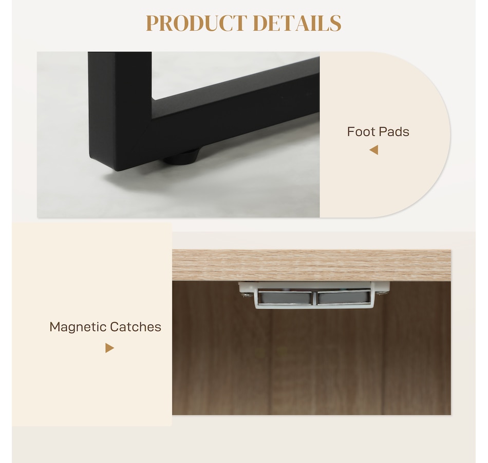 Image 997177_ALTMORE7.jpg, Product 997-177 / Price $189.99, HOMCOM Sideboard Buffet Cabinet, Coffee Bar Cabinet, Oak from HOMCOM on TSC.ca's Home & Garden department