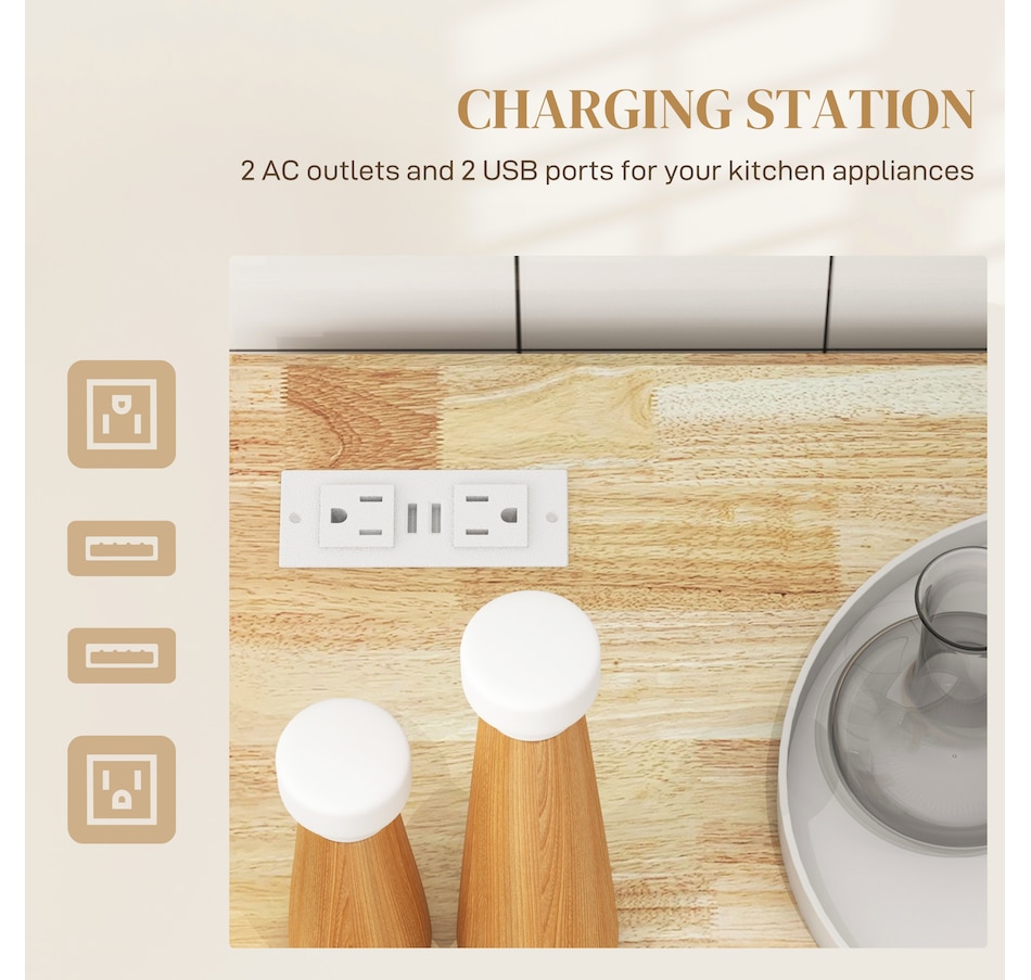 Image 997178_ALTMORE11.jpg, Product 997-178 / Price $269.99, HOMCOM Rolling Kitchen Island with Drop Leaf, Portable Kitchen Island from HOMCOM on TSC.ca's Home & Garden department