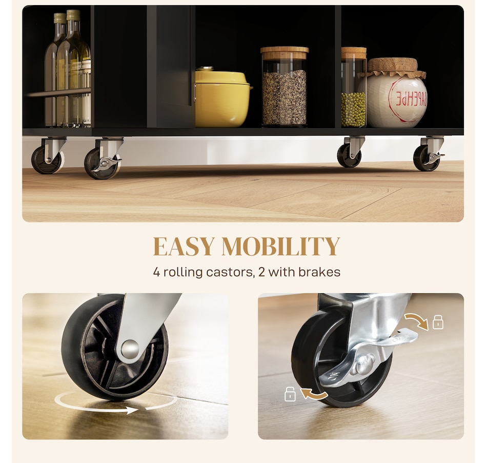 Image 997178_ALTMORE7.jpg, Product 997-178 / Price $269.99, HOMCOM Rolling Kitchen Island with Drop Leaf, Portable Kitchen Island from HOMCOM on TSC.ca's Home & Garden department