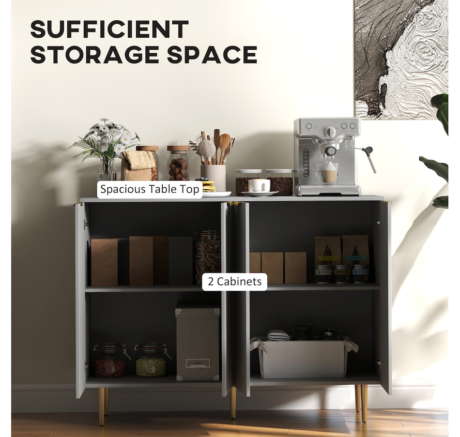 Image 997179_ALTMORE19.jpg, Product 997-179 / Price $209.99 - $219.99, HOMCOM Sideboard Buffet Cabinet w/ Adjustable Shelves from HOMCOM on TSC.ca's Home & Garden department