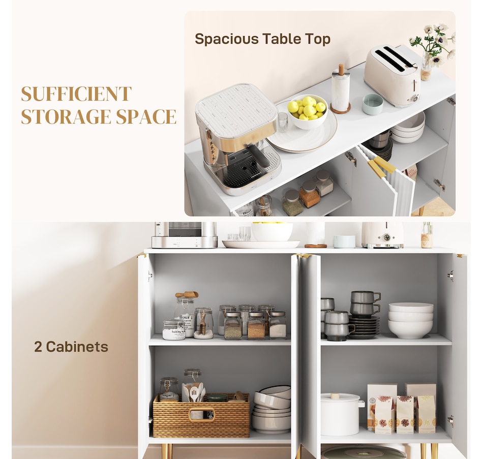 Image 997179_ALTMORE3.jpg, Product 997-179 / Price $209.99 - $219.99, HOMCOM Sideboard Buffet Cabinet w/ Adjustable Shelves from HOMCOM on TSC.ca's Home & Garden department