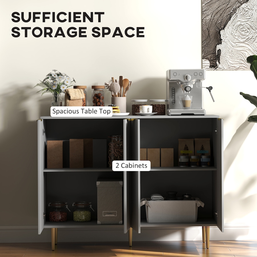 Image 997179_ALTMORE44.jpg, Product 997-179 / Price $200.84 - $205.99, HOMCOM Sideboard Buffet Cabinet w/ Adjustable Shelves from HOMCOM on TSC.ca's Home & Garden department
