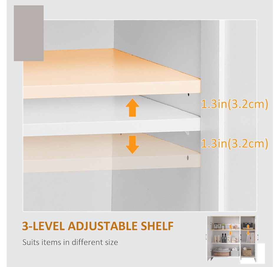 Image 997180_ALTMORE13.jpg, Product 997-180 / Price $154.99 - $169.99, HOMCOM Modern Sideboard Buffet Cabinet with Adjustable Shelves from HOMCOM on TSC.ca's Home & Garden department