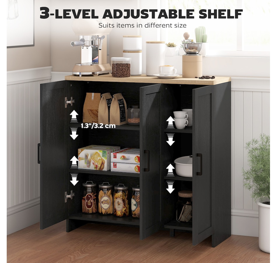 Image 997180_ALTMORE4.jpg, Product 997-180 / Price $154.99 - $169.99, HOMCOM Modern Sideboard Buffet Cabinet with Adjustable Shelves from HOMCOM on TSC.ca's Home & Garden department