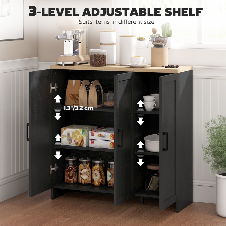 Image 997180_ALTMORE4.jpg, Product 997-180 / Price $144.99 - $164.89, HOMCOM Modern Sideboard Buffet Cabinet with Adjustable Shelves from HOMCOM on TSC.ca's Home & Garden department