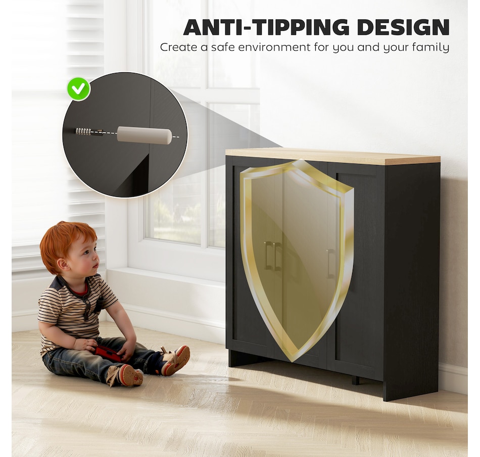 Image 997180_ALTMORE6.jpg, Product 997-180 / Price $154.99 - $169.99, HOMCOM Modern Sideboard Buffet Cabinet with Adjustable Shelves from HOMCOM on TSC.ca's Home & Garden department