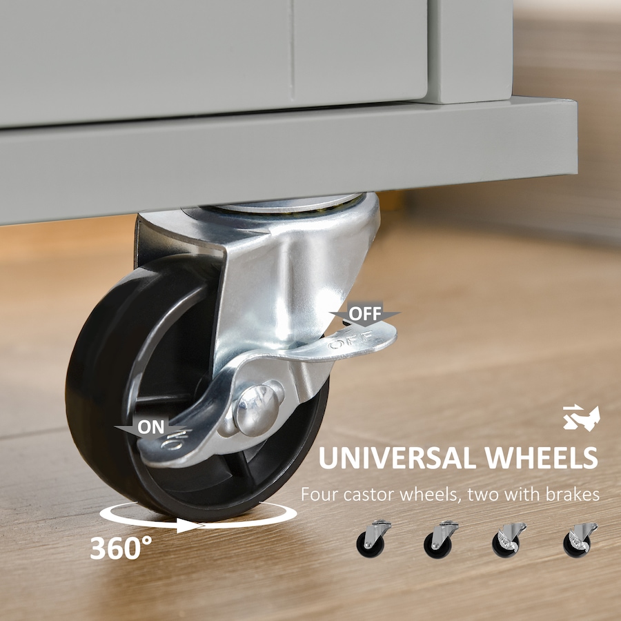 Image 997181_ALTMORE5.jpg, Product 997-181 / Price $229.99 - $239.99, HOMCOM Kitchen Island on Wheels, Kitchen Cart w/ Drawers, Storage Cabinets from HOMCOM on TSC.ca's Home & Garden department