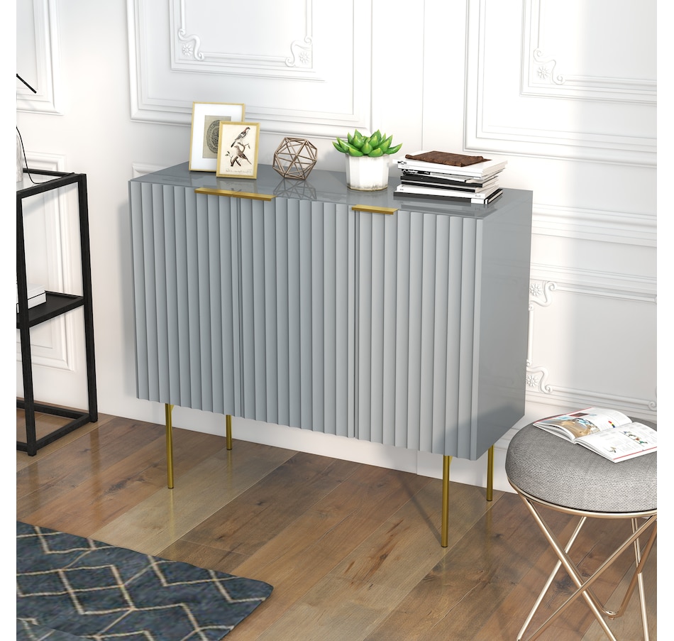 Image 997184_ALTMORE17.jpg, Product 997-184 / Price $129.99 - $164.99, HOMCOM Accent Cabinet w/ Gold Leg for Living Room Dining Room Hallway from HOMCOM on TSC.ca's Home & Garden department