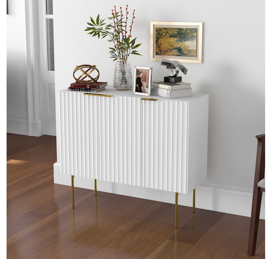 Image 997184_ALTMORE9.jpg, Product 997-184 / Price $129.99 - $164.99, HOMCOM Accent Cabinet w/ Gold Leg for Living Room Dining Room Hallway from HOMCOM on TSC.ca's Home & Garden department