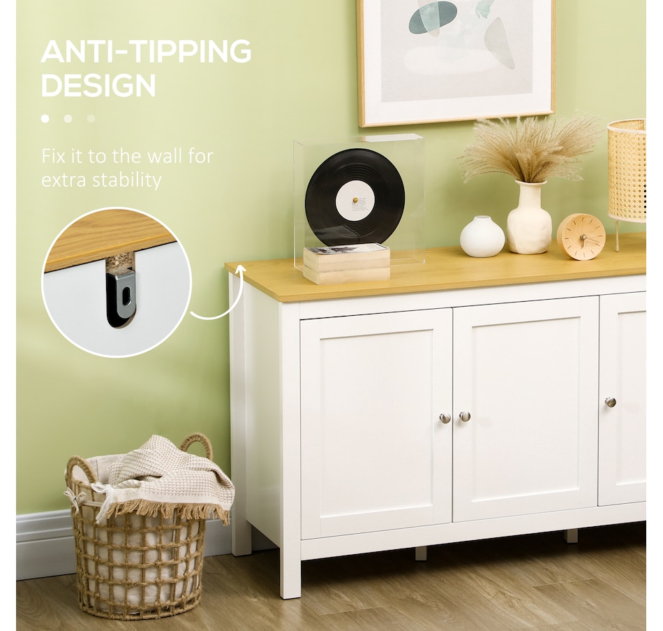 Image 997185_ALTMORE5.jpg, Product 997-185 / Price $184.99, HOMCOM Storage Cabinet, Buffet Cabinet, Sideboard with Doors, White from HOMCOM on TSC.ca's Home & Garden department