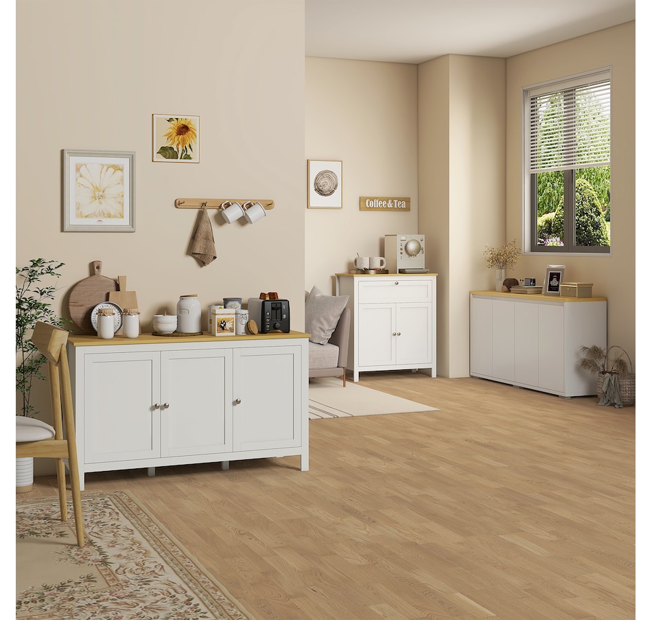 Image 997185_ALTMORE7.jpg, Product 997-185 / Price $184.99, HOMCOM Storage Cabinet, Buffet Cabinet, Sideboard with Doors, White from HOMCOM on TSC.ca's Home & Garden department