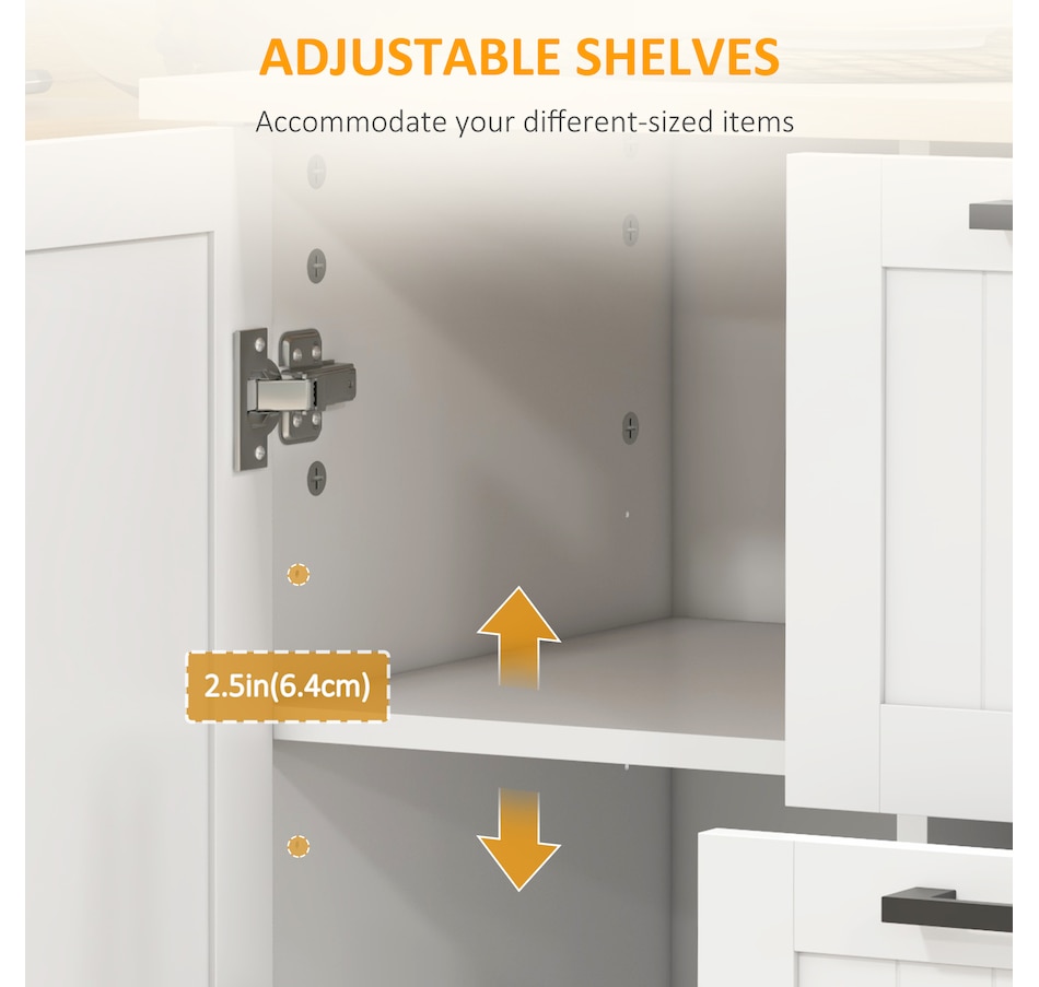 Image 997188_ALTMORE21.jpg, Product 997-188 / Price $299.99 - $329.99, HOMCOM Kitchen Island on Wheels, Kitchen Cart with Drop Leaf Drawers from HOMCOM on TSC.ca's Home & Garden department