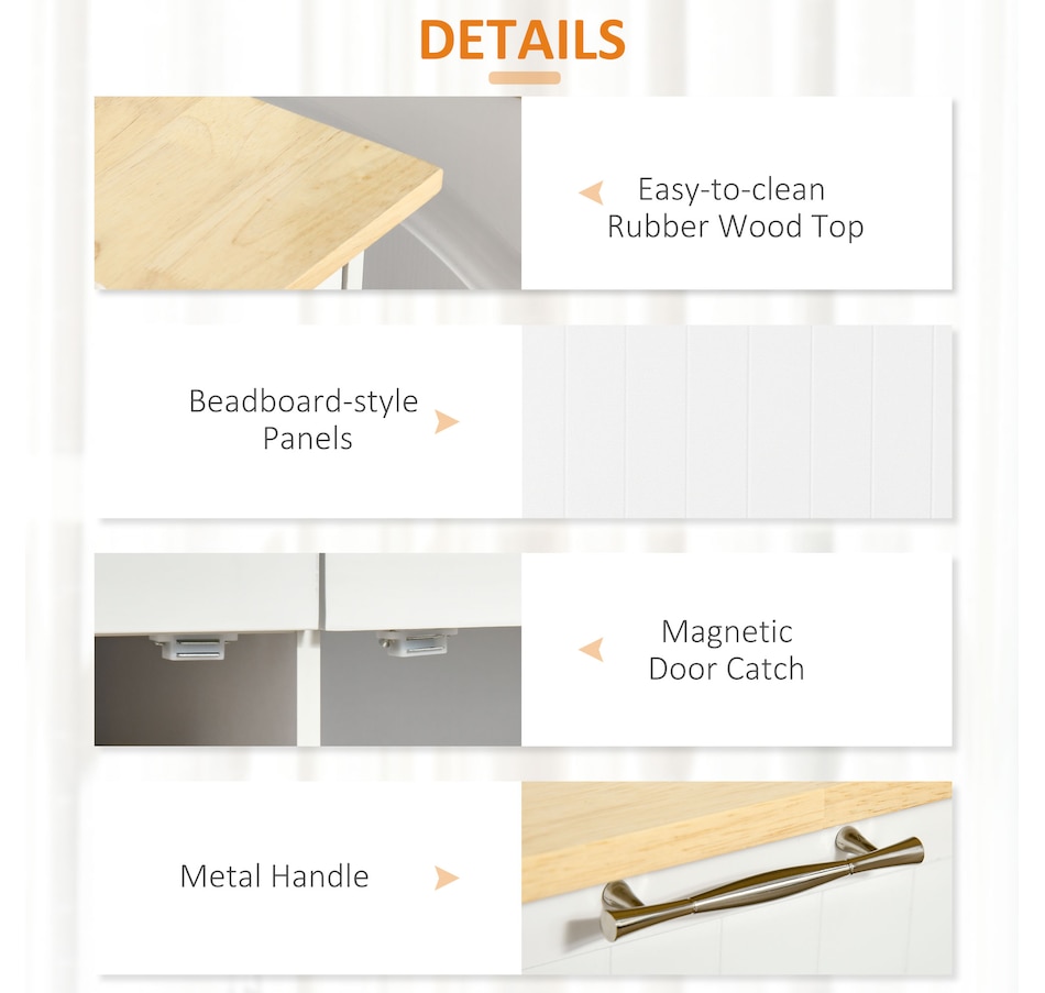 Image 997193_ALTMORE14.jpg, Product 997-193 / Price $204.99 - $214.99, HOMCOM Rolling Kitchen Island with Storage Cabinet, Drawers, Towel Rack from HOMCOM on TSC.ca's Home & Garden department