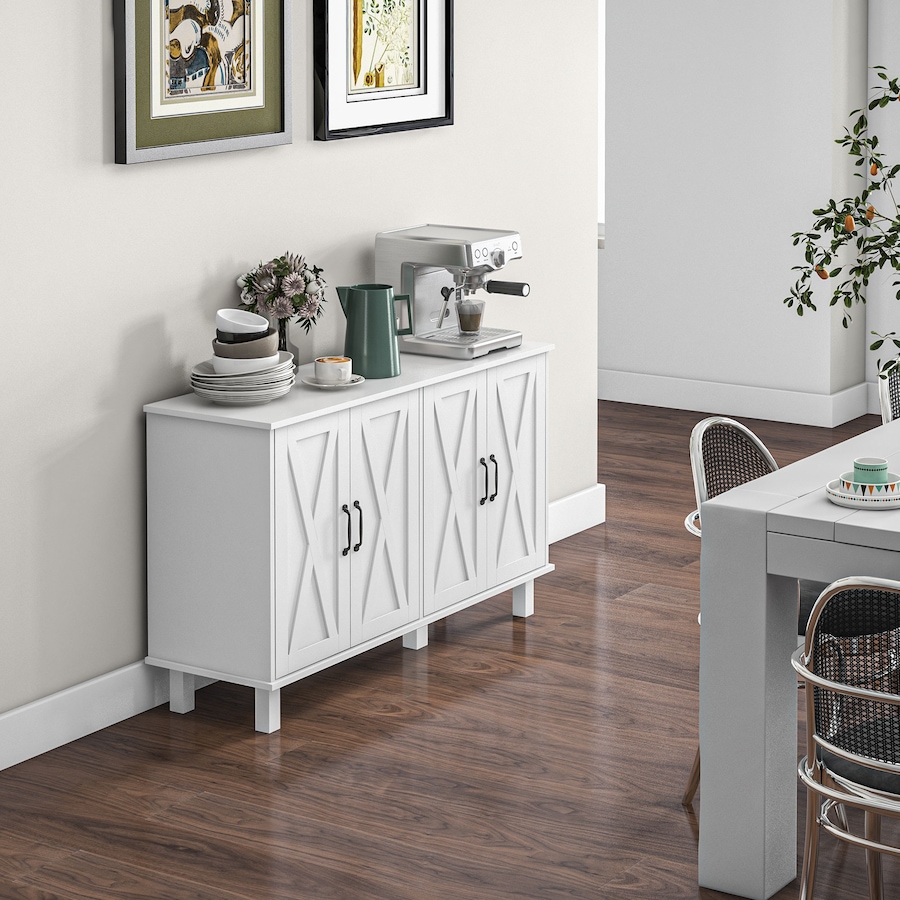 Image 997194_ALTMORE15.jpg, Product 997-194 / Price $199.99 - $204.99, HOMCOM Coffee Bar Cabinet, Buffet Sideboard w/ Barn Doors, Adjustable Shelf from HOMCOM on TSC.ca's Home & Garden department