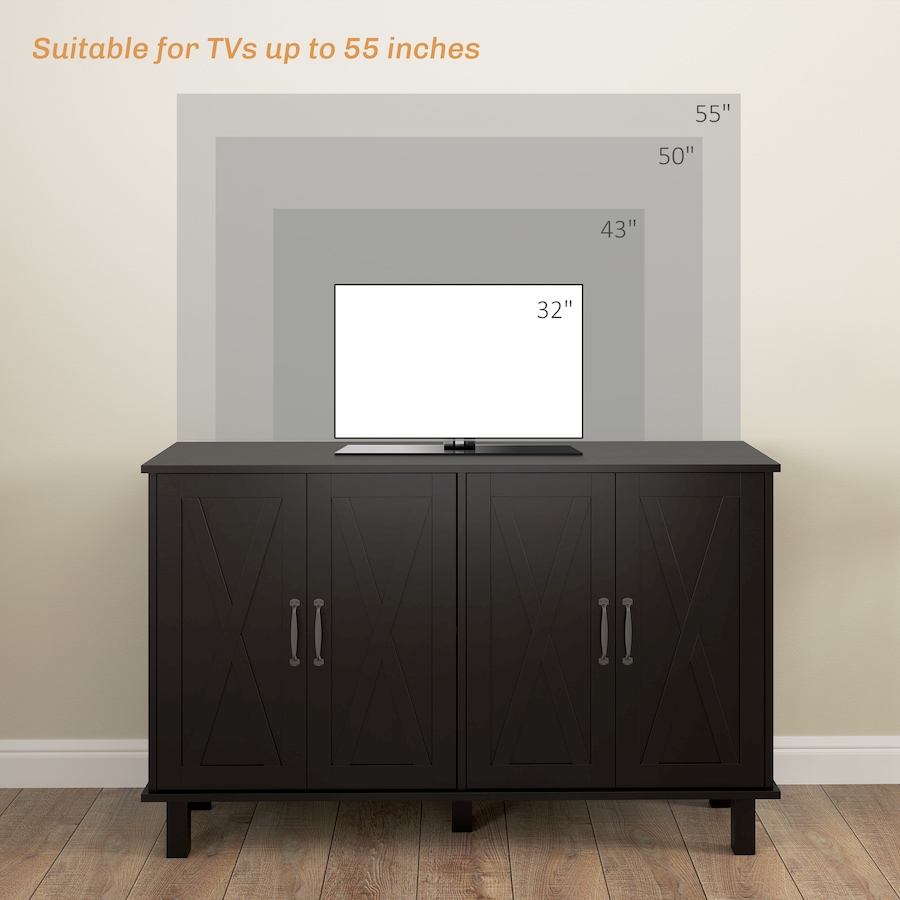 Image 997194_ALTMORE21.jpg, Product 997-194 / Price $199.99 - $204.99, HOMCOM Coffee Bar Cabinet, Buffet Sideboard w/ Barn Doors, Adjustable Shelf from HOMCOM on TSC.ca's Home & Garden department