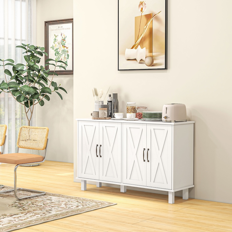 Image 997194_ALTMORE9.jpg, Product 997-194 / Price $199.99 - $204.99, HOMCOM Coffee Bar Cabinet, Buffet Sideboard w/ Barn Doors, Adjustable Shelf from HOMCOM on TSC.ca's Home & Garden department