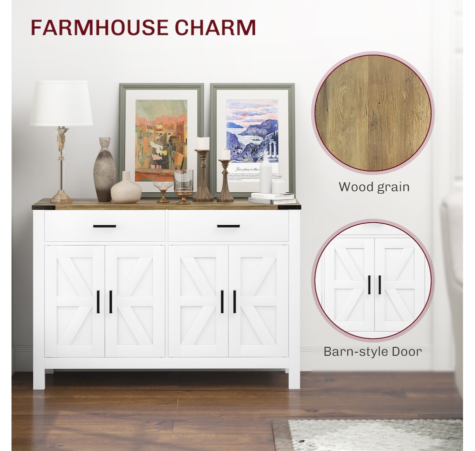 Image 997202_ALTMORE13.jpg, Product 997-202 / Price $269.99, HOMCOM Sideboard with 2 Drawers 2 Storage Cabinets Buffet Cabinet from HOMCOM on TSC.ca's Home & Garden department