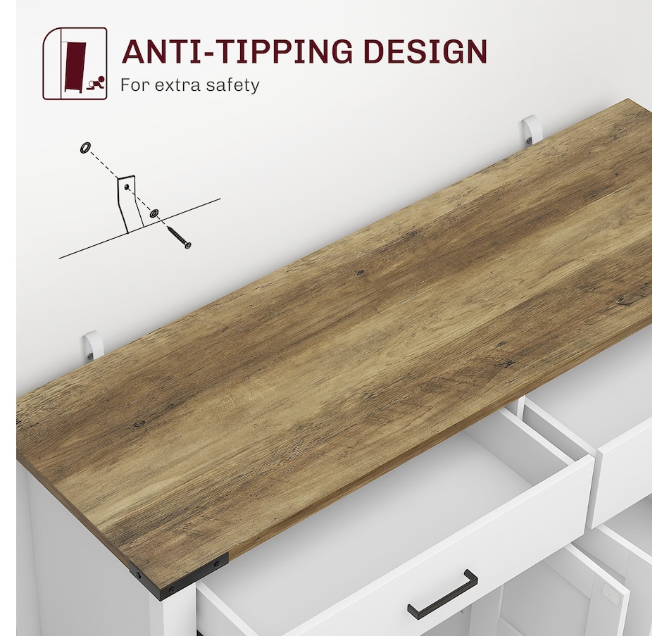 Image 997202_ALTMORE14.jpg, Product 997-202 / Price $269.99, HOMCOM Sideboard with 2 Drawers 2 Storage Cabinets Buffet Cabinet from HOMCOM on TSC.ca's Home & Garden department