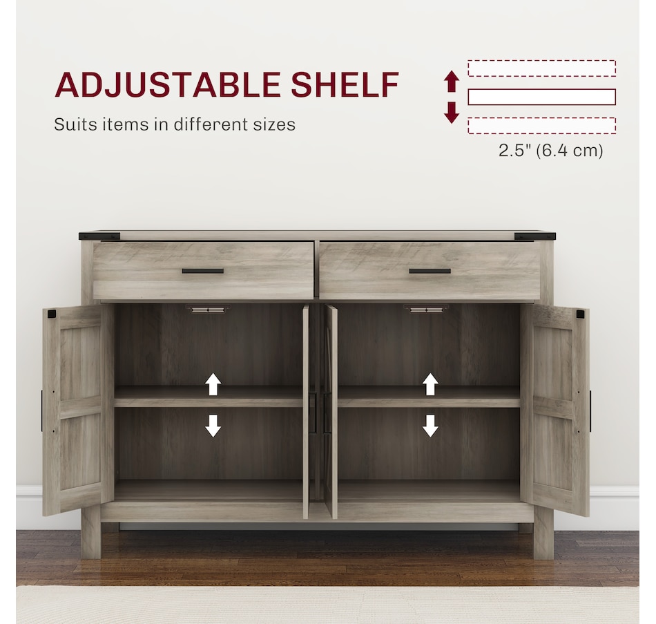 Image 997202_ALTMORE4.jpg, Product 997-202 / Price $269.99, HOMCOM Sideboard with 2 Drawers 2 Storage Cabinets Buffet Cabinet from HOMCOM on TSC.ca's Home & Garden department