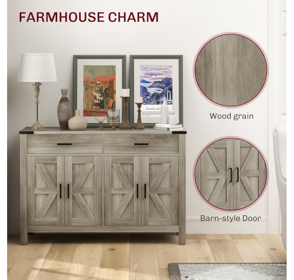 Image 997202_ALTMORE5.jpg, Product 997-202 / Price $269.99, HOMCOM Sideboard with 2 Drawers 2 Storage Cabinets Buffet Cabinet from HOMCOM on TSC.ca's Home & Garden department